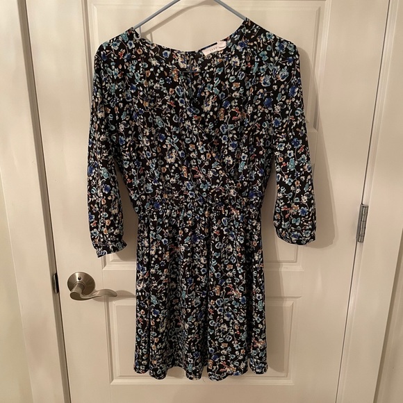 LUSH Patterned Fall Dress - Picture 3 of 3